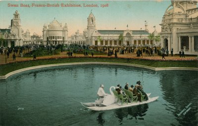 Swan Boat, Franco-British Exhibition, London, 1908 by English Photographer